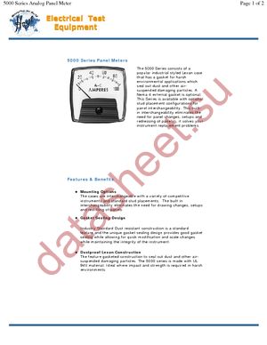 5026-45-65HZ-120V datasheet  